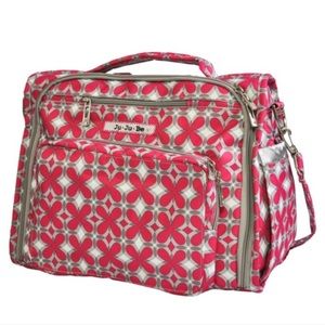 Ju-Ju-Be Pink Pinwheel Bag/Backpack